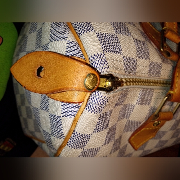 LOUIS VUITTON SPEEDY 30 AZURE EXCELLENT CONDITION - Picture 9 of 12